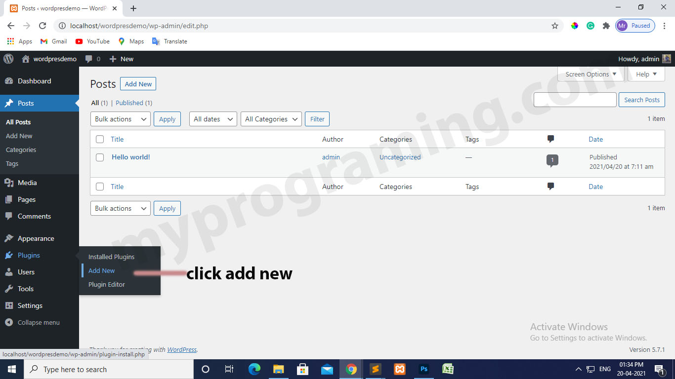 Myprograming Online Web Tutorials and Blogs