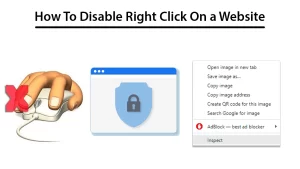 Disable Right Click